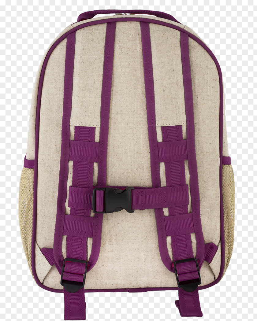 Purple Dandelion Backpack Toddler Child Bag Linen PNG
