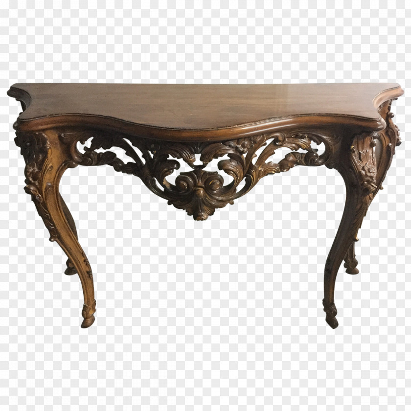 Walnut Coffee Tables Furniture Antique PNG