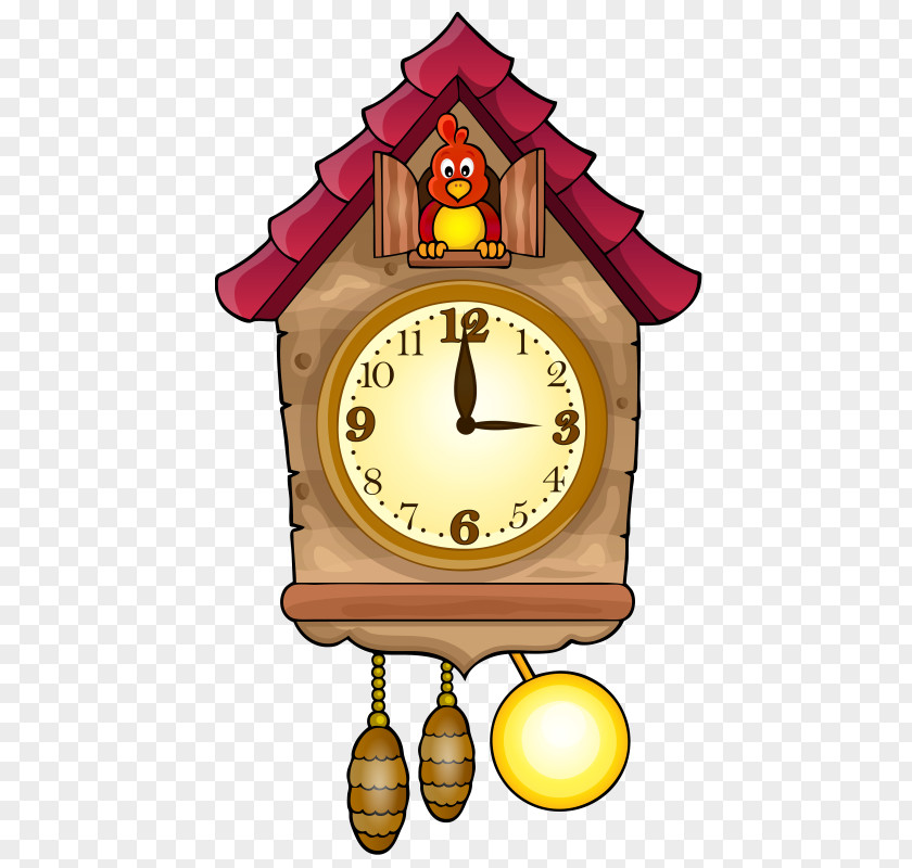 Clock Cuckoo Floor & Grandfather Clocks Clip Art PNG