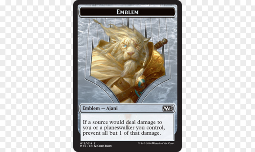 Magic: The Gathering – Duels Of Planeswalkers 2015 Ajani Steadfast Collectible Card Game Playing PNG