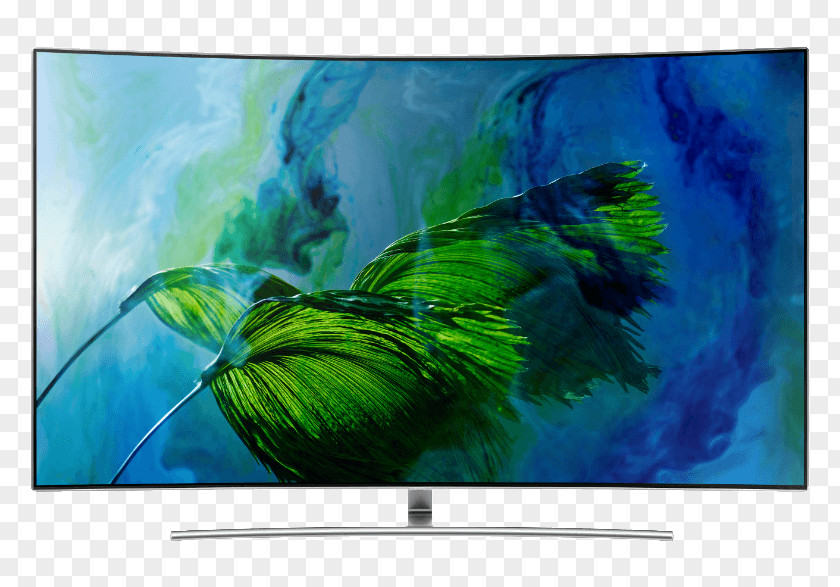 Samsung Quantum Dot Display 4K Resolution LED-backlit LCD High-definition Television PNG