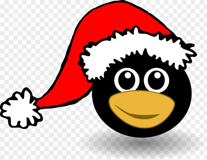 Small Penguin Cliparts Santa Claus Suit Clip Art PNG