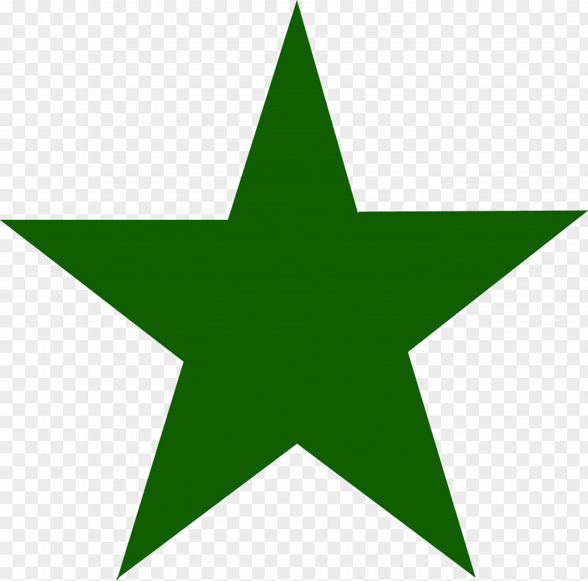 Star Green Clip Art PNG
