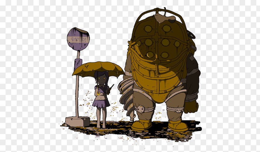 Catbus Totoro BioShock 2 Big Daddy Video Games Rapture PNG