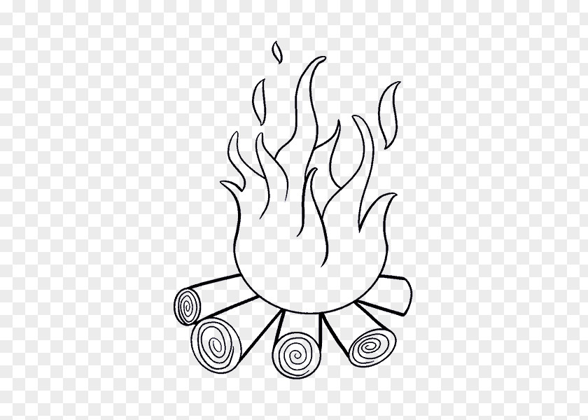 Fire Drawing Painting Sketch PNG