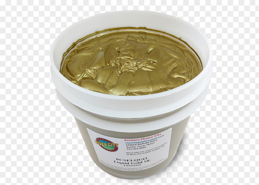 Gold Liquid Plastisol Screen Printing Ink Phthalate PNG