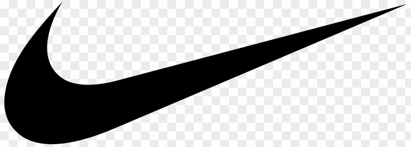 Nike Logo Brand Black And White Font PNG