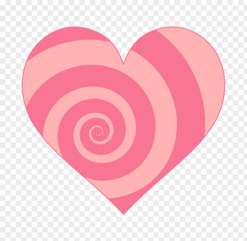 Swirl-shaped Heart Clipart. PNG