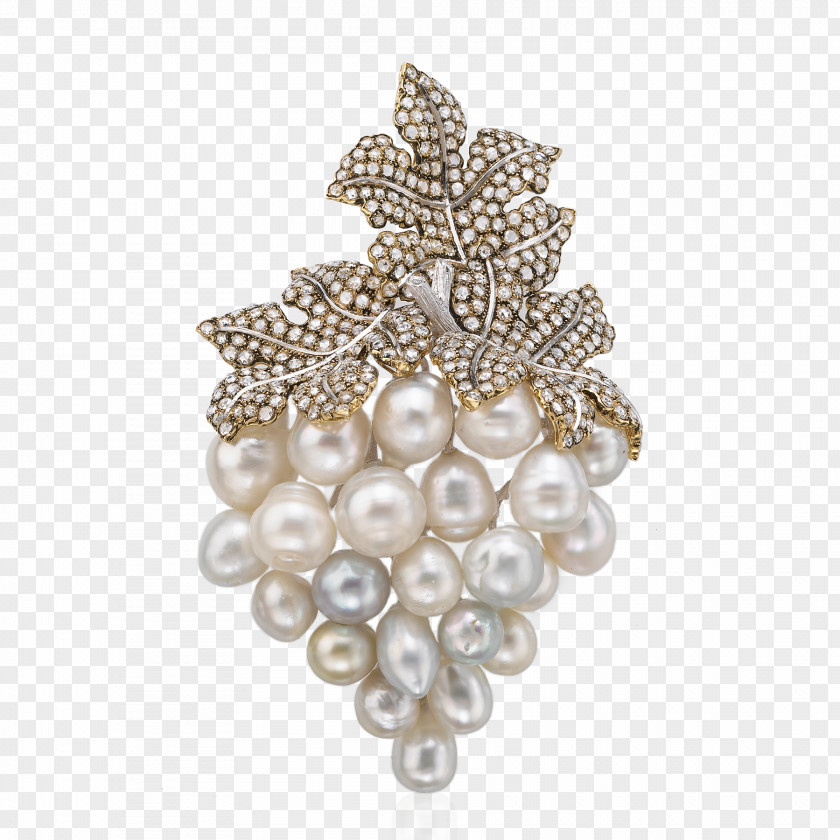 Brooch Jewellery Pearl Diamond Cut PNG