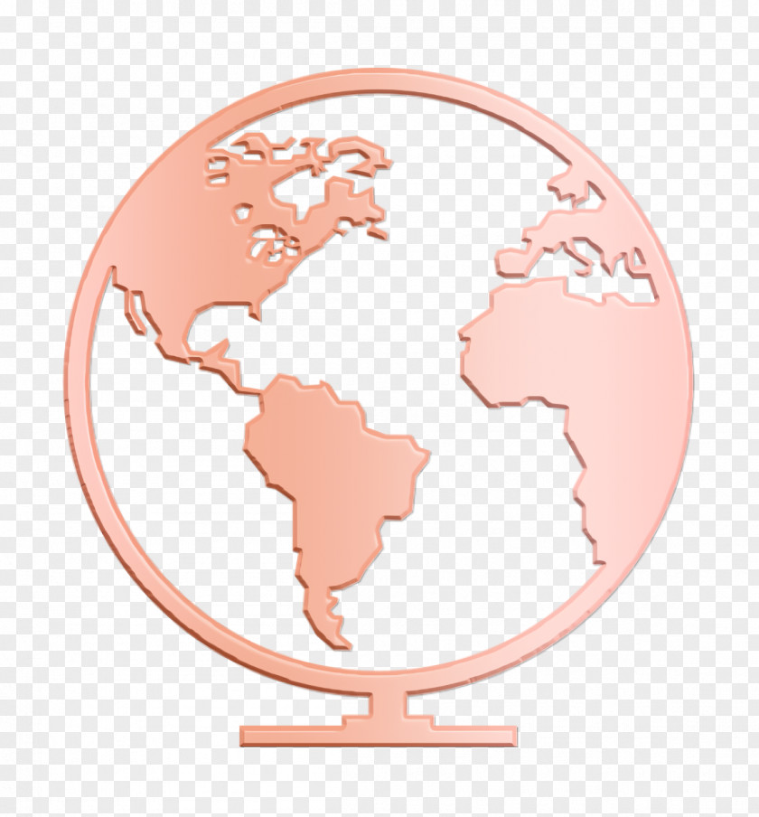 Icon Globe Global Map PNG