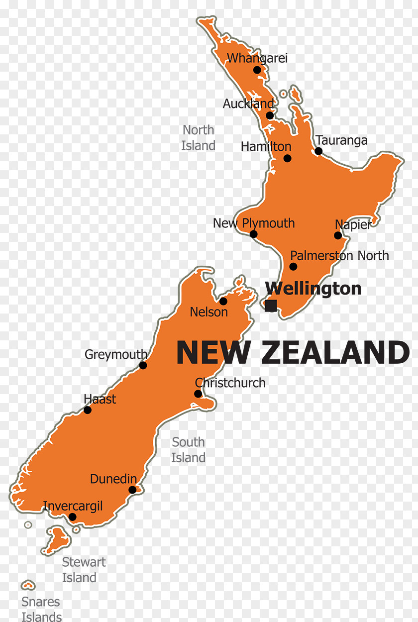 Map New Zealand Blank Telarus Inc Australia PNG