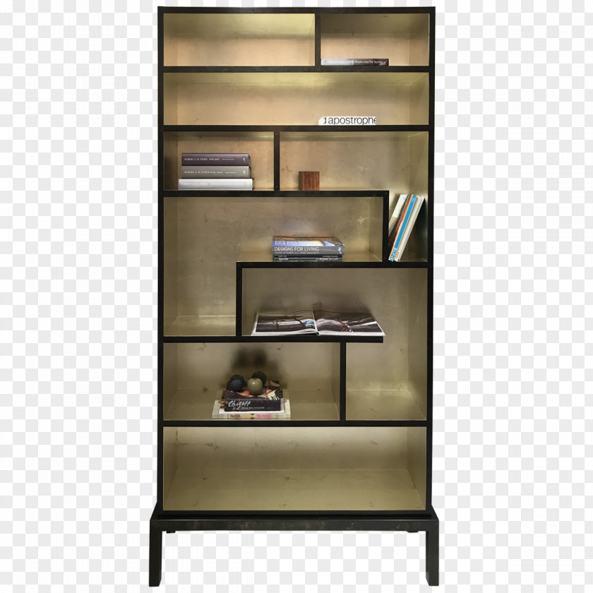 Bookcase Table Furniture Shelf Light PNG