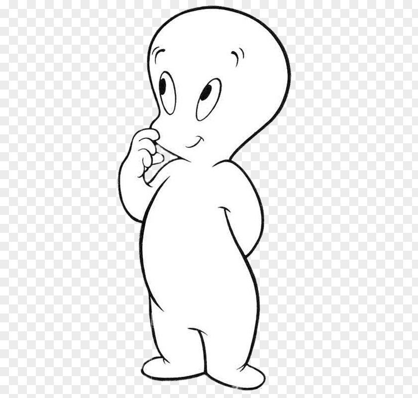 Ghost Casper Cartoon Coloring Book Drawing Character PNG