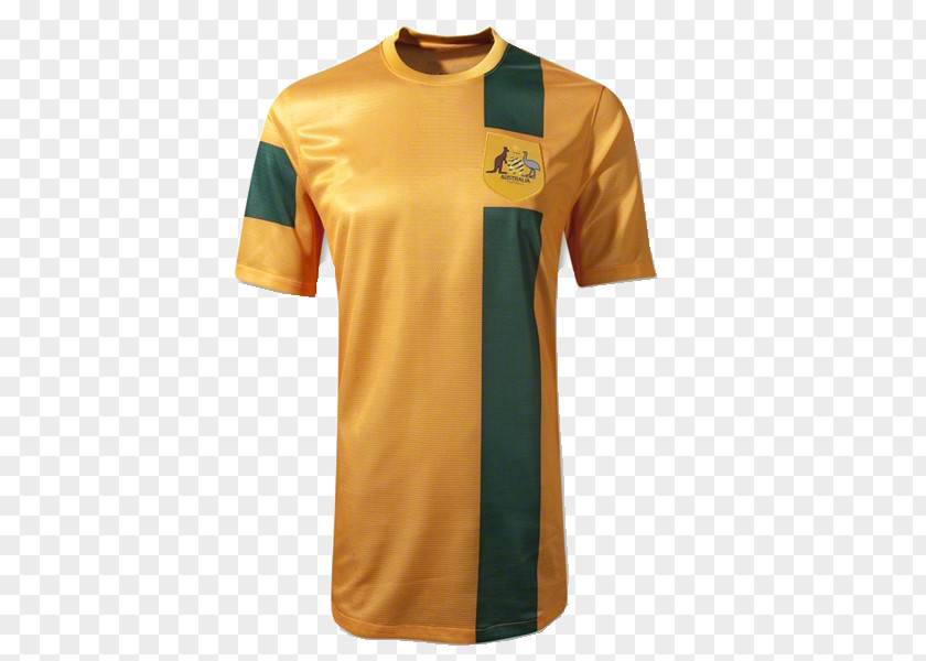 T-shirt Australia National Football Team 2018 World Cup Jersey PNG