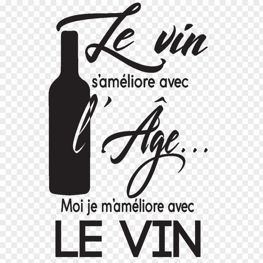 Wine Sticker Bottle Cuisine Quotation PNG