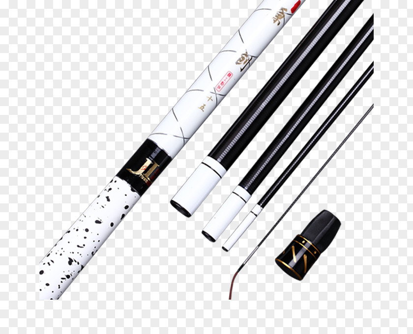 Black And White Fishing Rod Angling PNG
