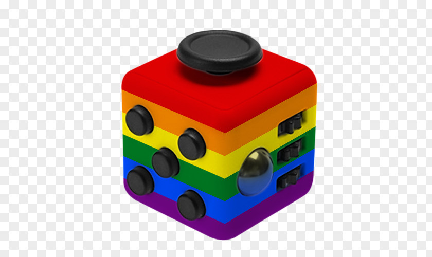 Fidget Cube Spinner Fidgeting Stress Ball PNG