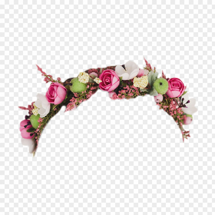 Flower Floral Design Cut Flowers Headpiece PNG