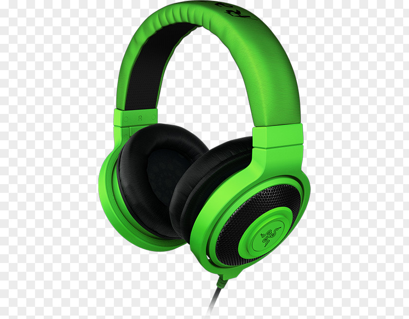 Gaming Headset Green Razer Kraken Pro V2 Headphones Inc. PNG