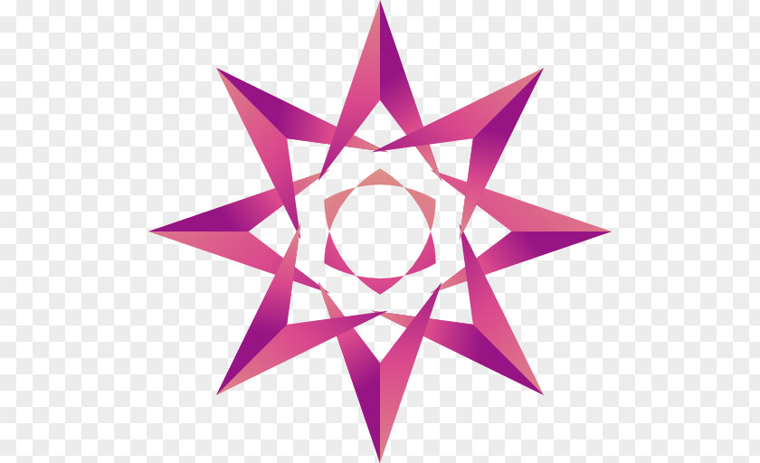 Star Triangle Symmetry PNG
