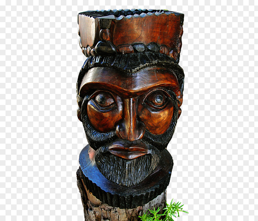 Wood Carving African Sculpture PNG