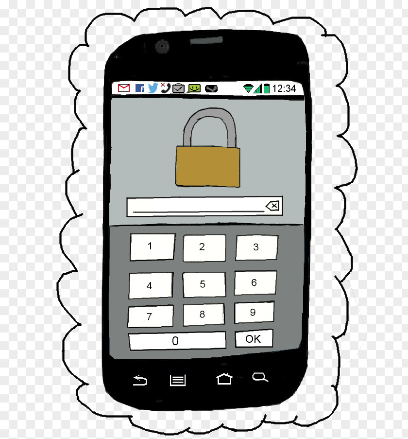 Calculator Feature Phone Mobile Accessories Numeric Keypads PNG