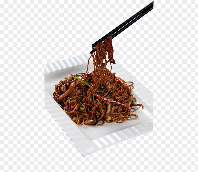 Cordyceps Flower Fried Bacon Wire Chow Mein Noodles Lo Chinese Yakisoba PNG