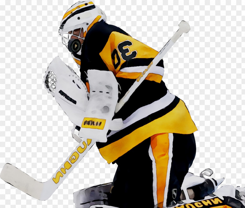 Goaltender Ice Hockey Yellow Bandy PNG