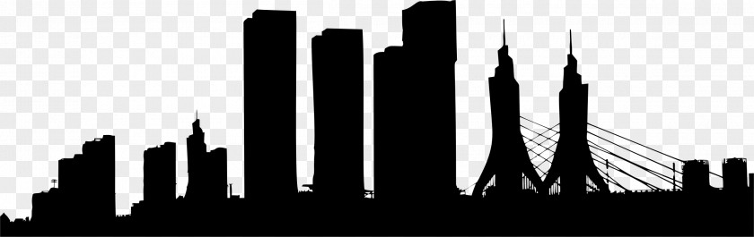 Cityscape Skyline Silhouette Photography PNG