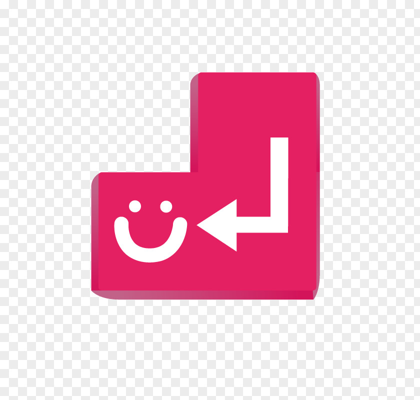 Design Logo Brand Pink M PNG