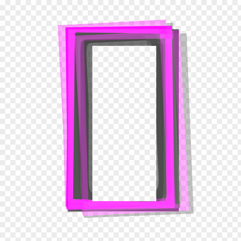 Effect Frame Neon Picture Frames Image Clip Art Sticker Rectangle PNG