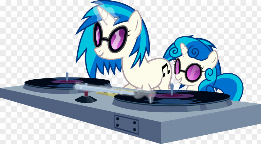 Photo Vinyl Pony Scratching Disc Jockey Derpy Hooves Phonograph Record PNG