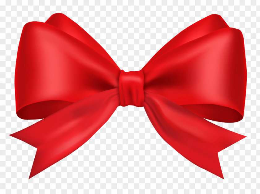 Red Bow Ribbon Clip Art PNG