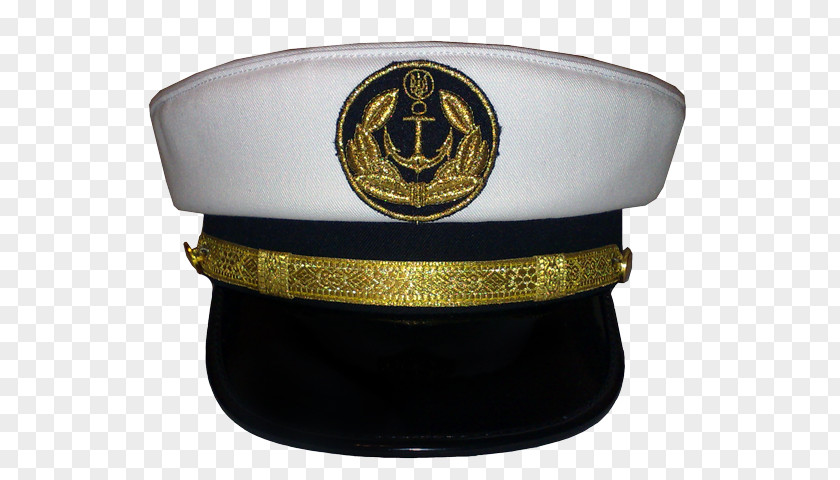 Cap Peaked Uniform Sea Captain PNG