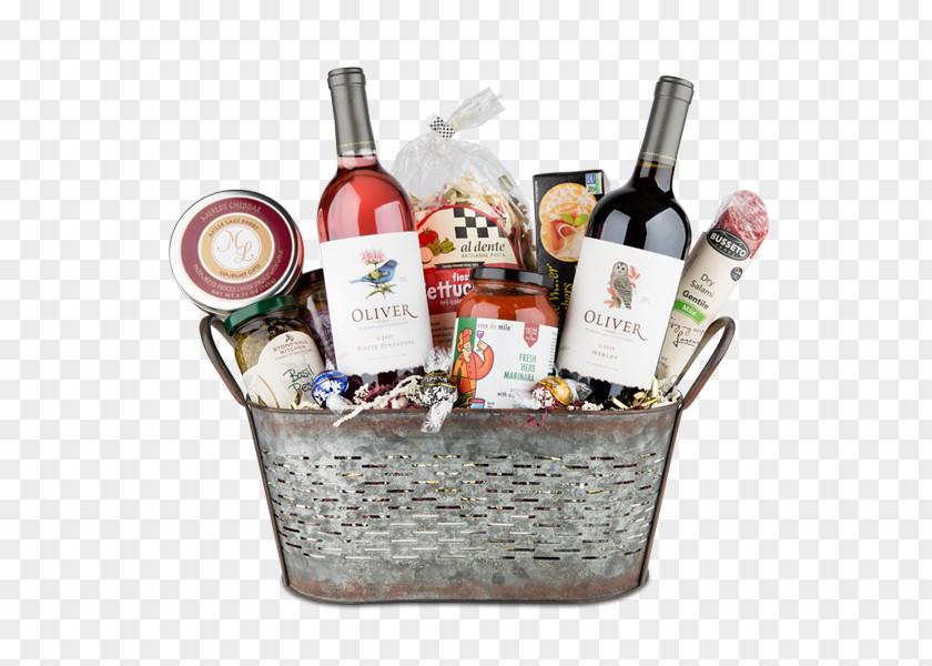 Gift Hamper Liqueur Merlot White Zinfandel Wine PNG