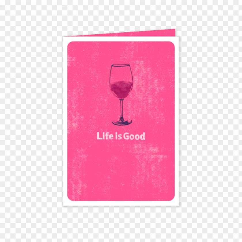 Glass Wine Rectangle Pink M PNG