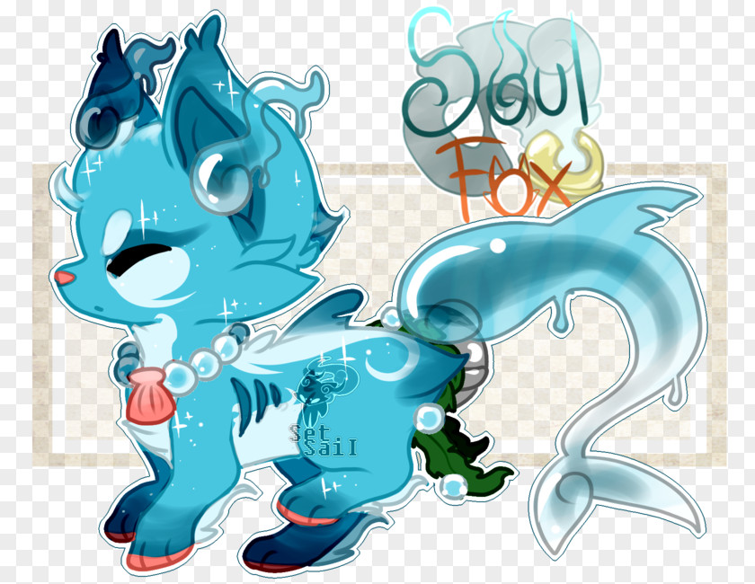 Gummy Shark Fish Horse Turquoise Clip Art PNG
