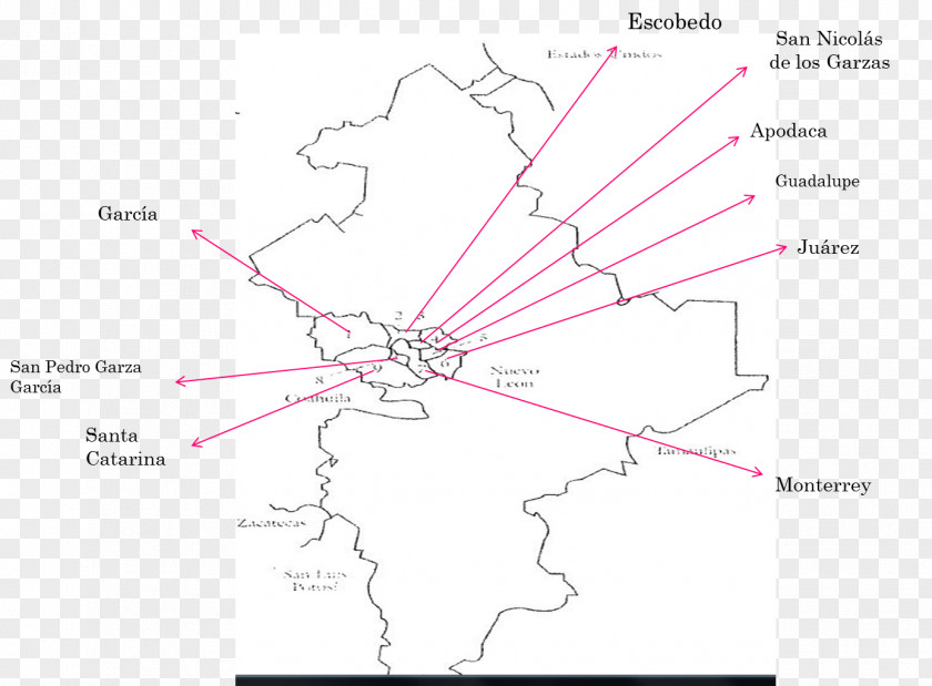 Line Point Angle Map PNG