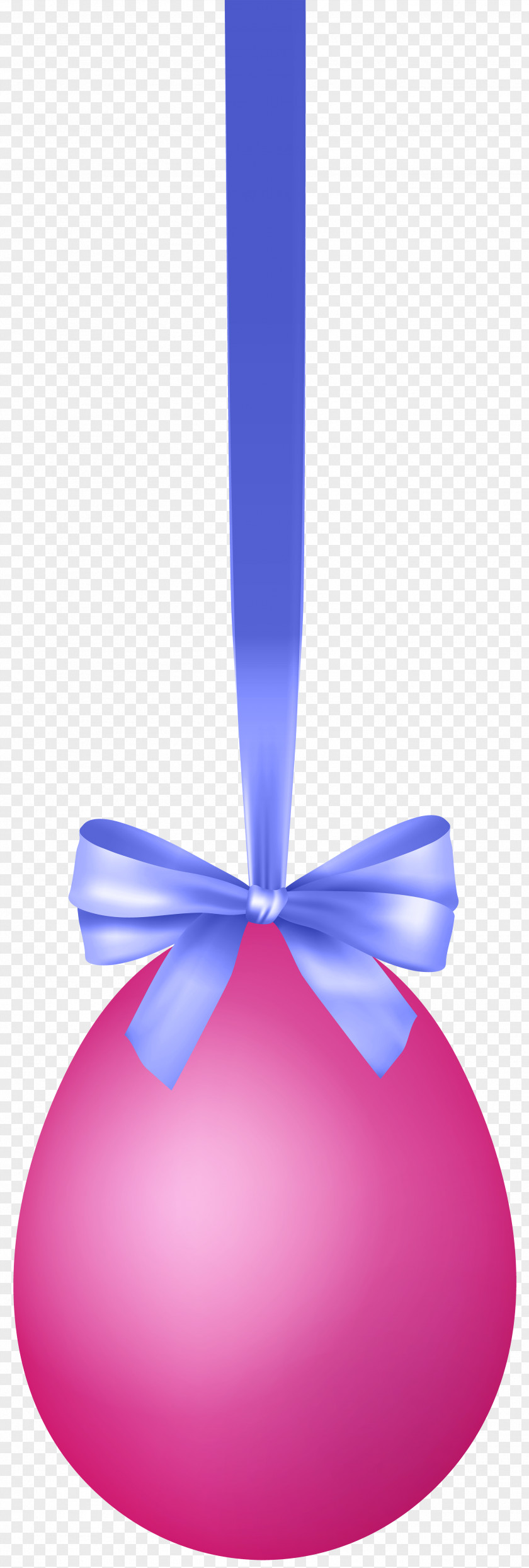 Pink Hanging Easter Egg With Bow Transparent Clip Art Image Red PNG
