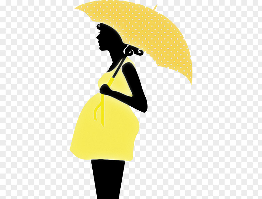 Yellow Cartoon Silhouette PNG