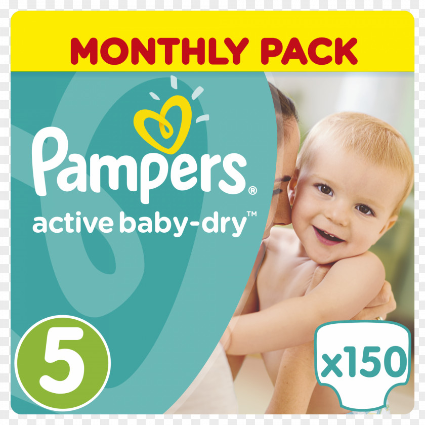 Child Diaper Pampers Baby-Dry Disposable PNG