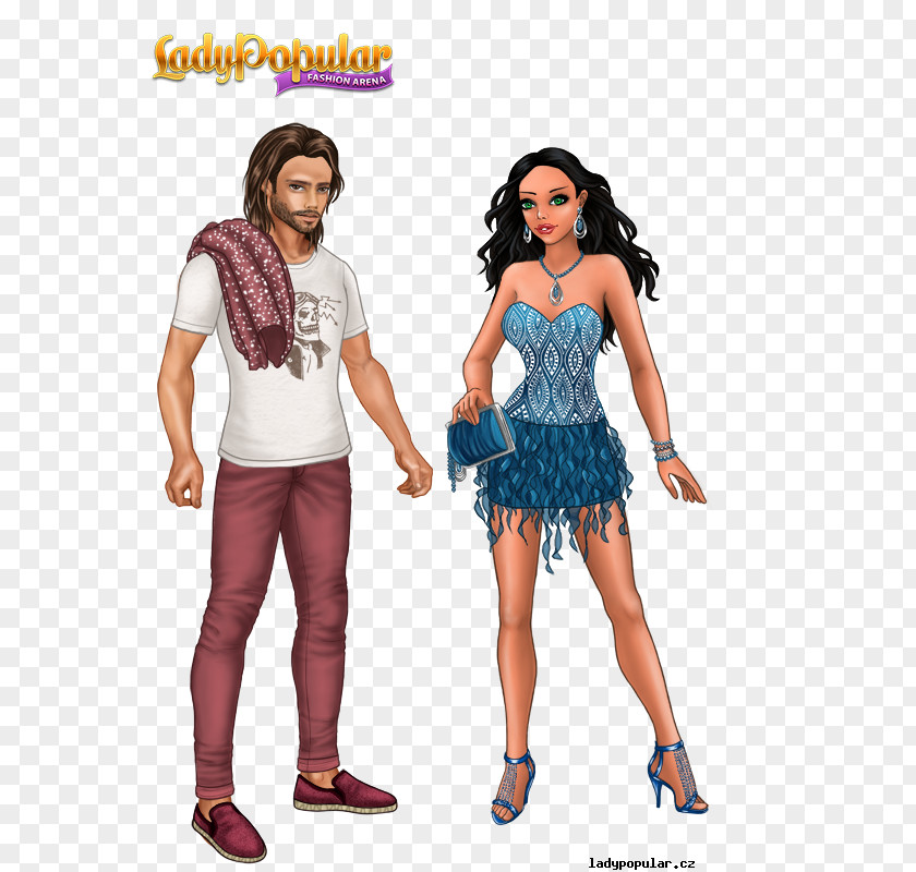 Lady Popular Dress Fashion Design Game Man PNG