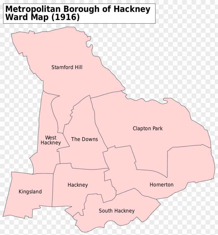 Map Metropolitan Borough Wikipedia South Hackney Ordnance Survey PNG