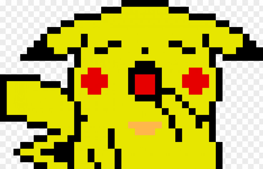 Pikachu Pokémon Yellow Crystal Minecraft PNG