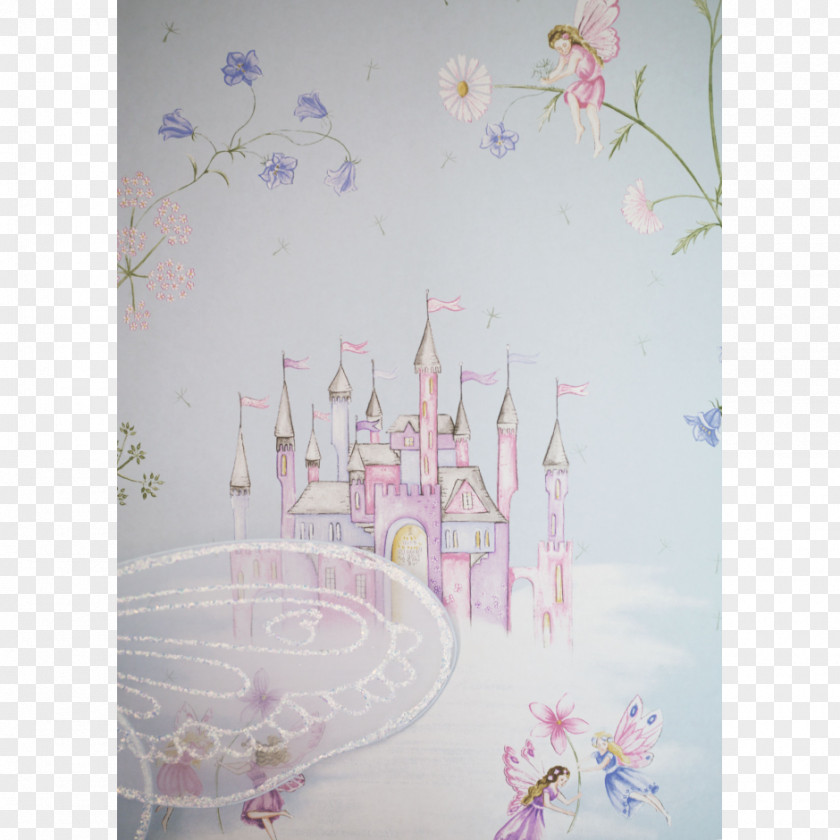 Porcelain Nursery Lilac Wallpaper PNG