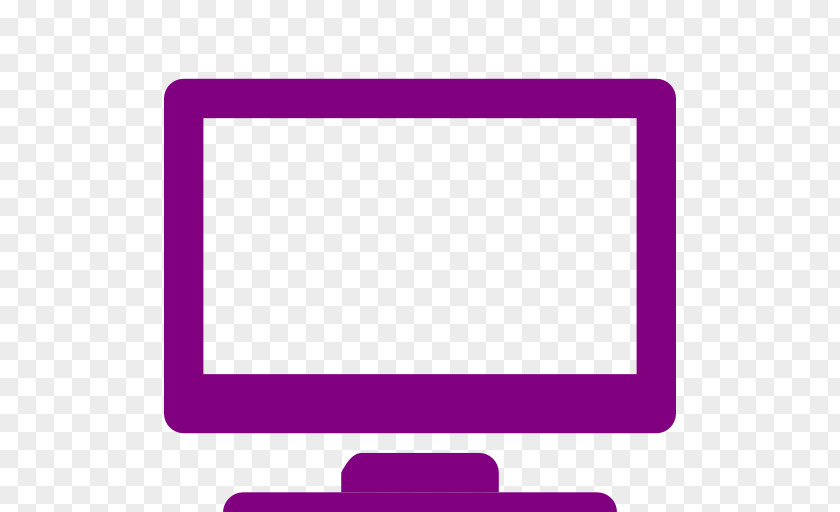 Purple Television Clip Art PNG