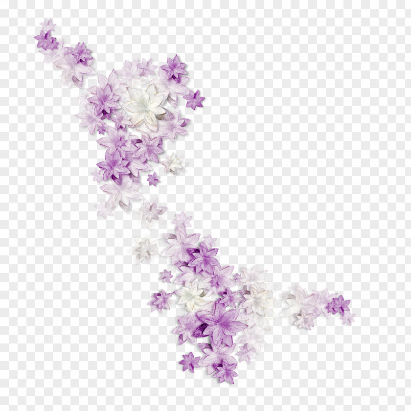 Violet Flower Bouquet PNG