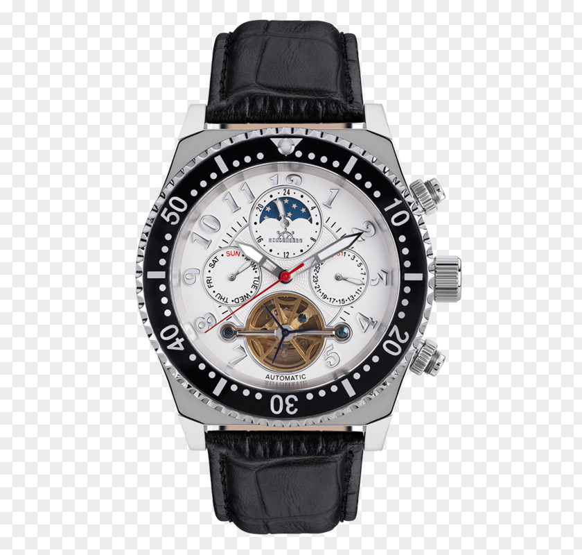 Watch Bulova Rado Movement Leather PNG