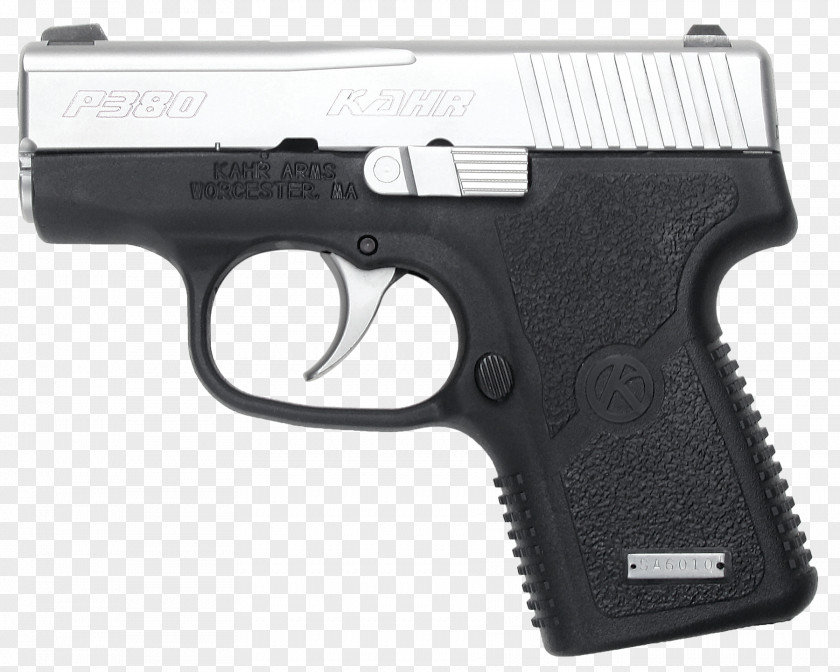.380 ACP Pocket Pistol Kahr Arms Firearm Handgun PNG