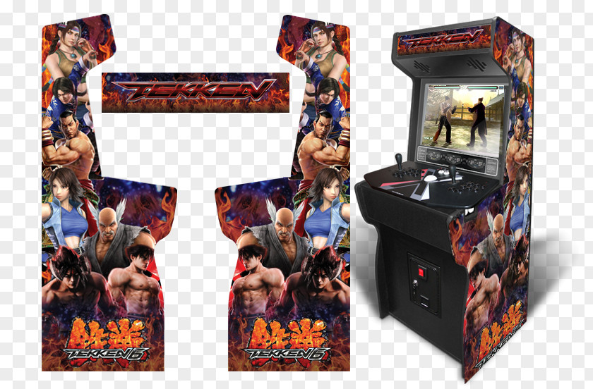 Facebook Gameroom Tekken 6 Arcade Cabinet MAME Game 7 PNG
